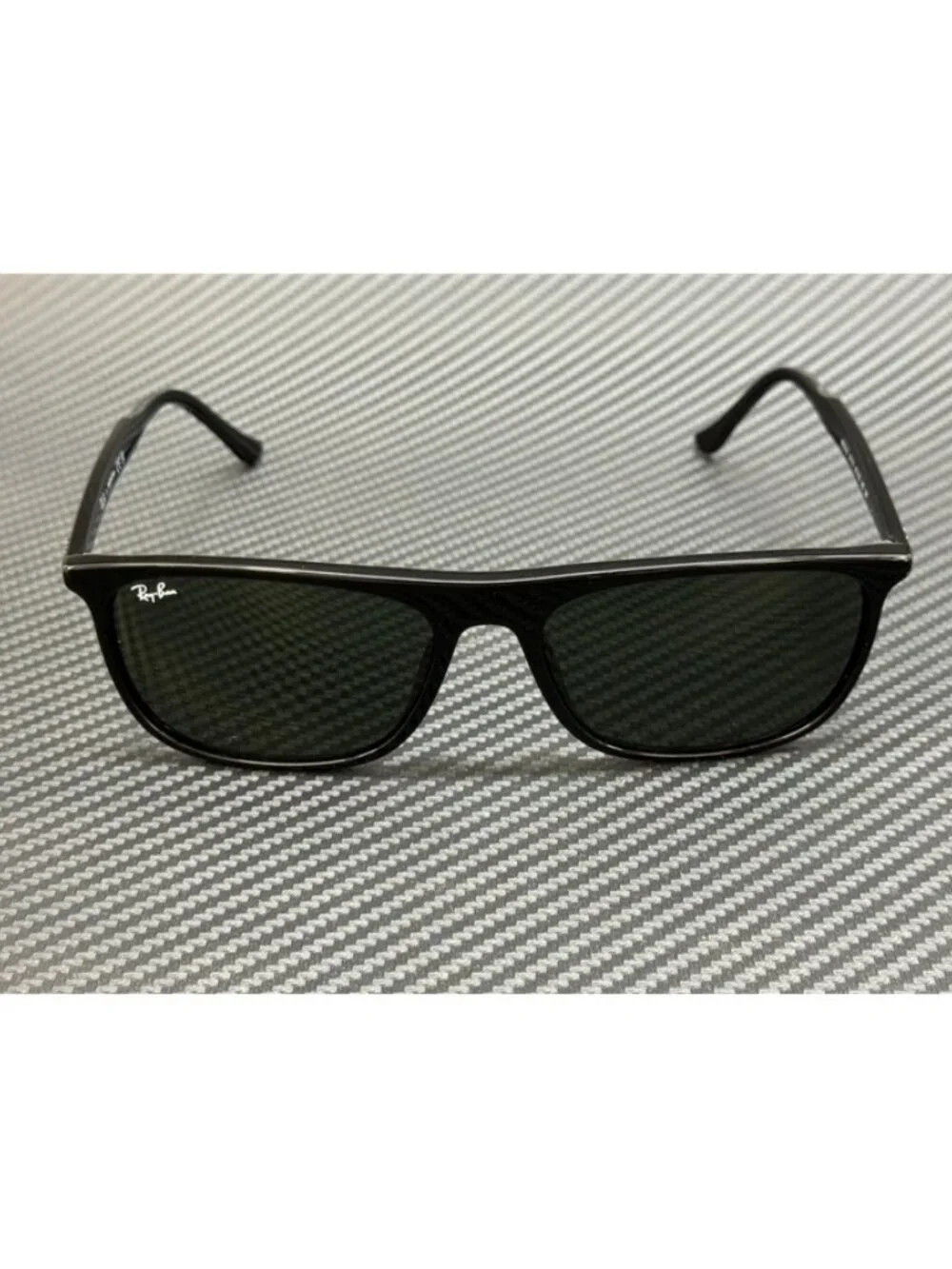 New Ray-Ban Men Black Sunglasses 61-18-145